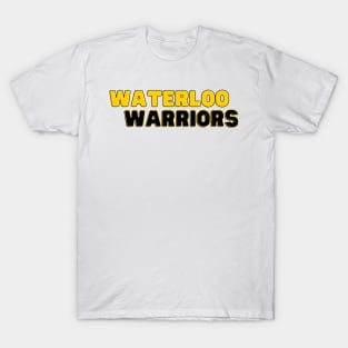 Waterloo Warriors - Black and Gold T-Shirt